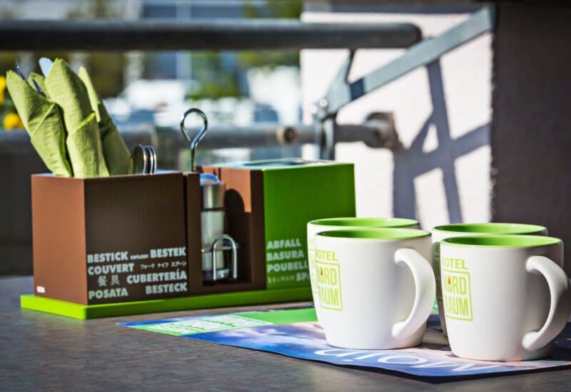 Kaffee auf der Terrasse
