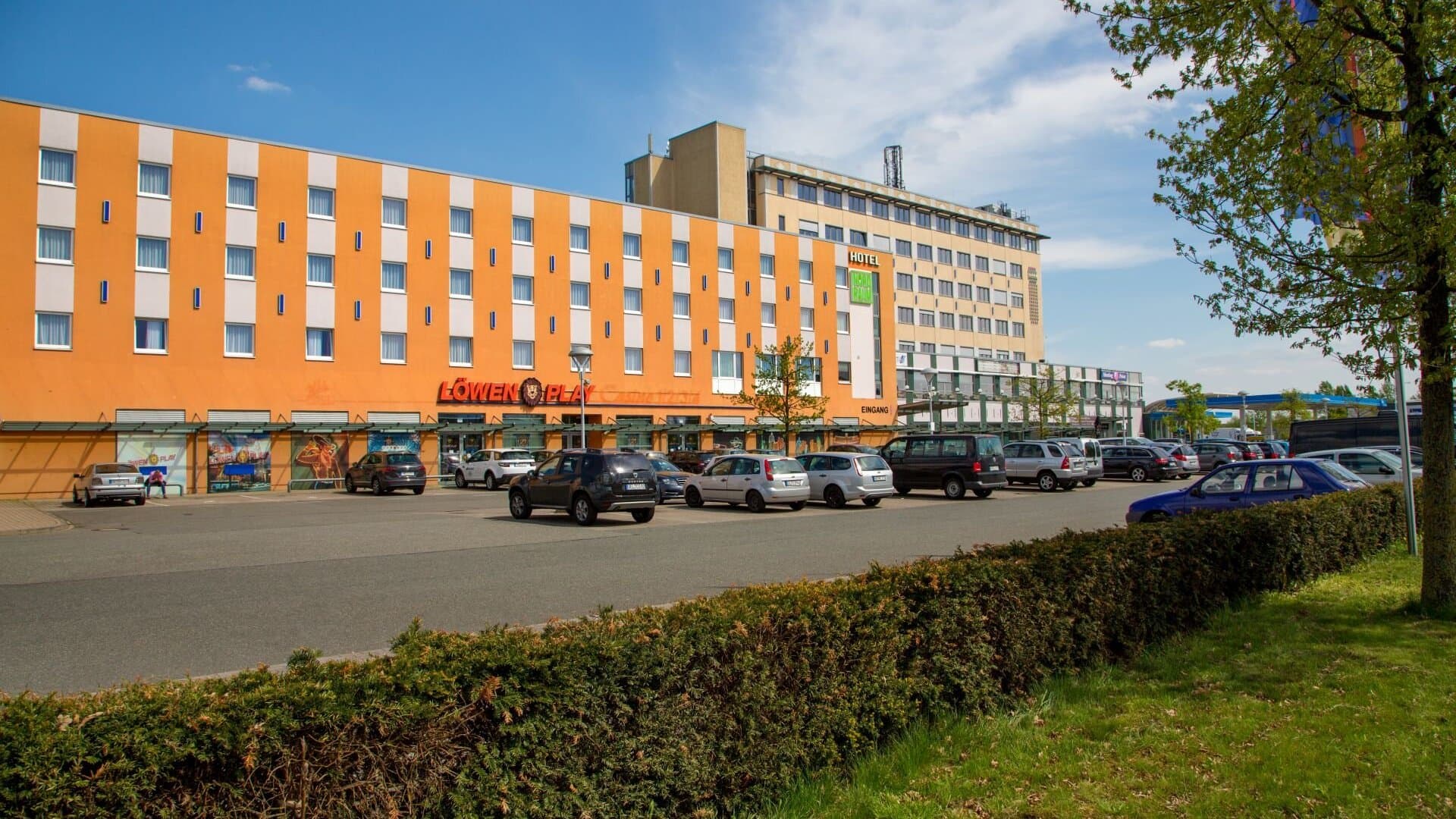 Hotel NordRaum von außen während der Umbauphase
