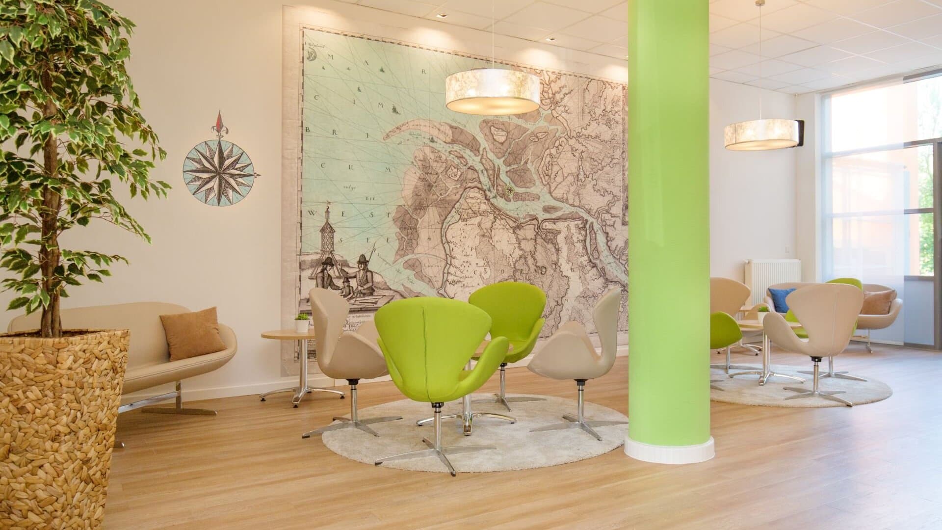 Lobby des Hotel NordRaum nach dem Umbau