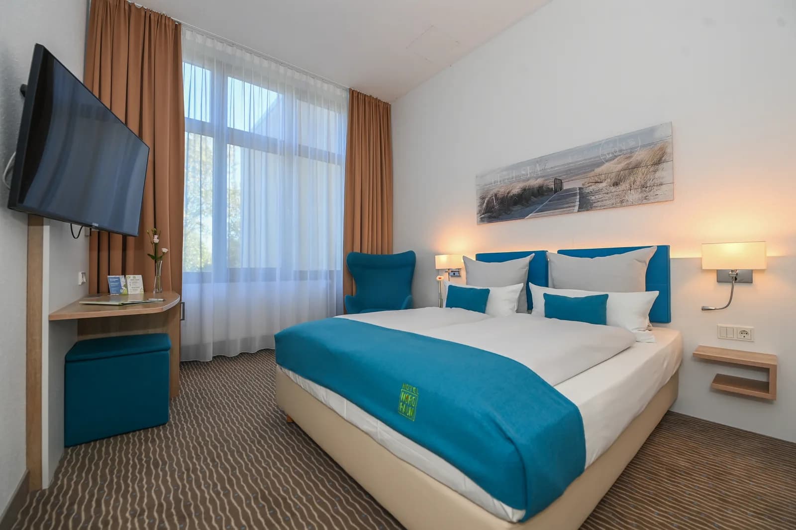 Doppelzimmer mit Flat-TV